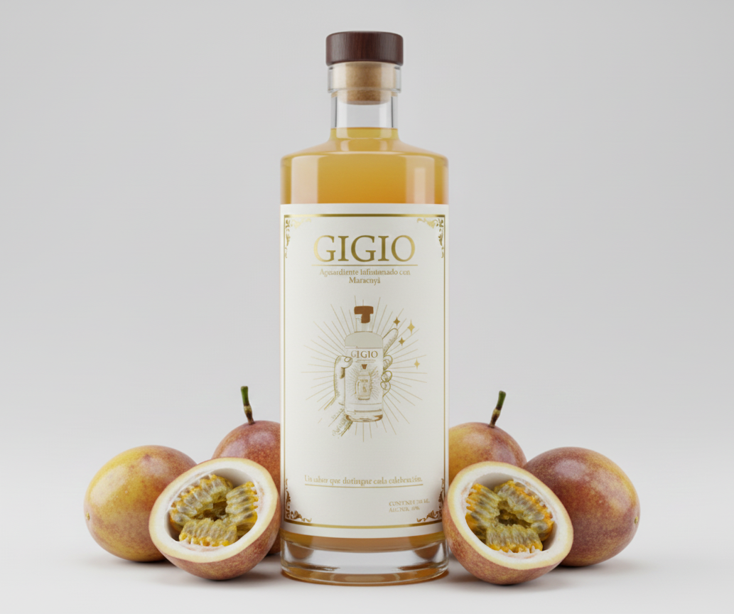 AGUARDIENTE INFUSIONADO CON MARACUYA 