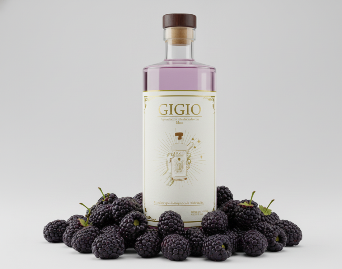 AGUARDIENTE INFUSIONADO CON MORA 