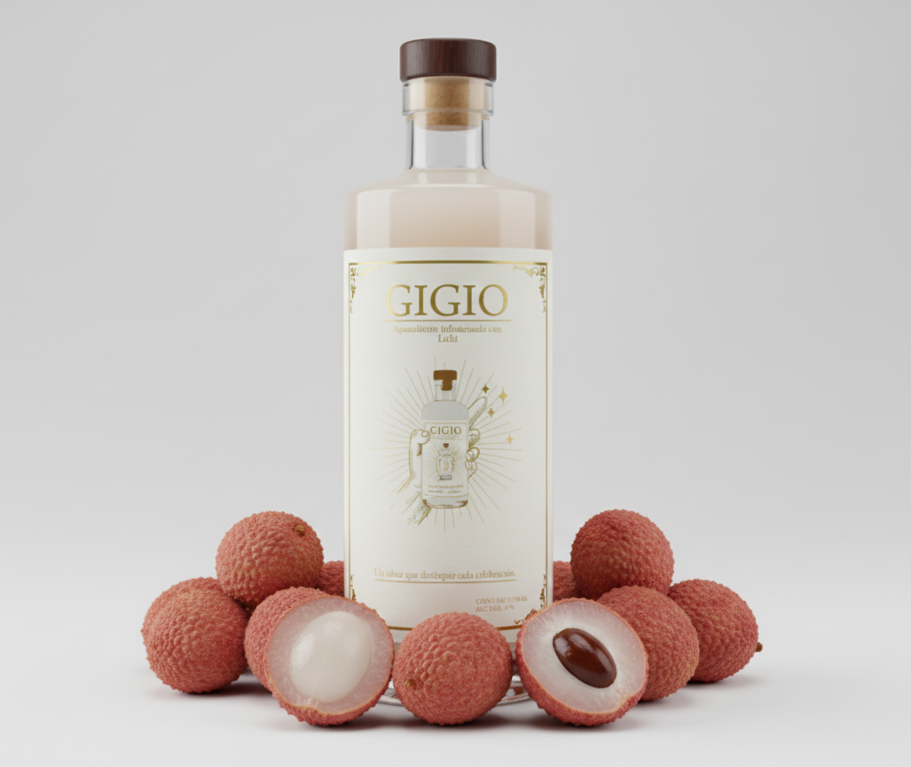 AGUARDIENTE INFUSIONADO CON LICHI