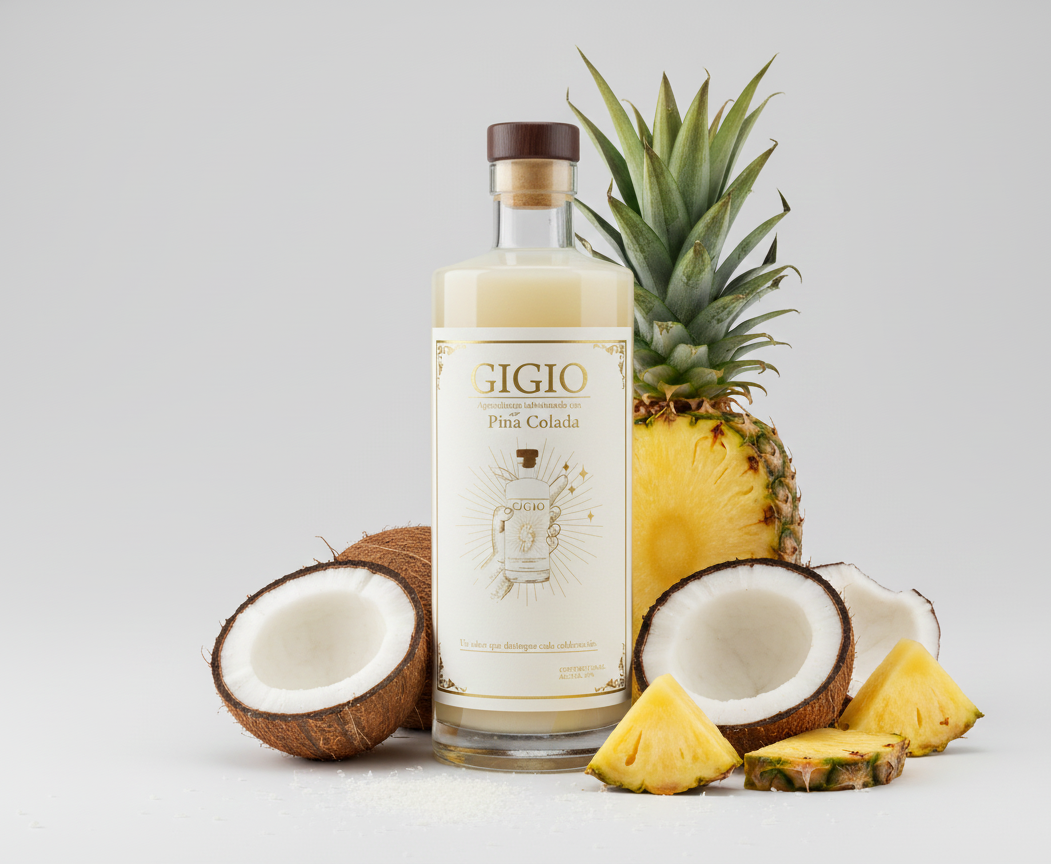 AGUARDIENTE INFUSIONADO CON PIÑA COLADA 