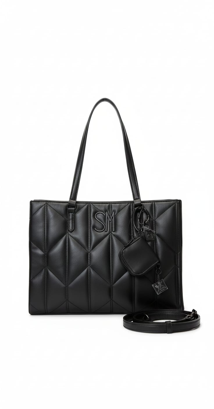 Bolso Guess negro de cuero