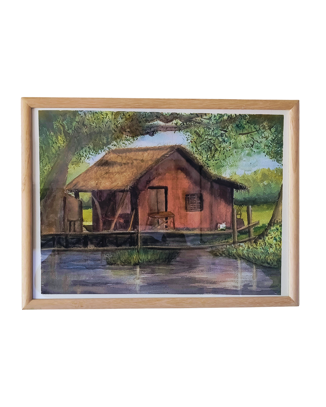 Cuadro de casa rural