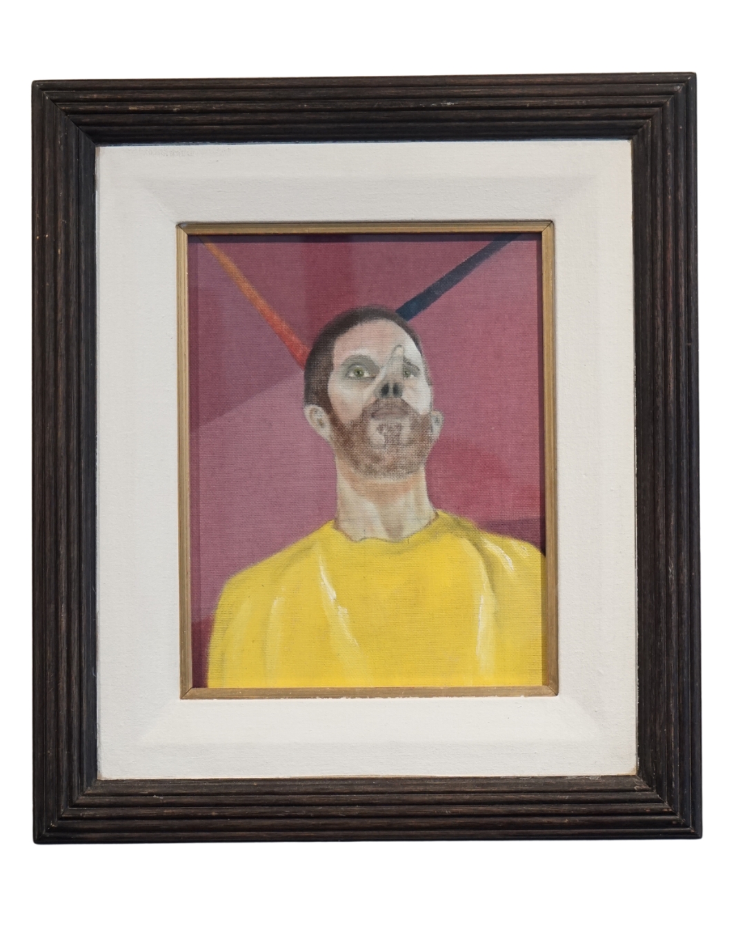 Retrato artístico enmarcado