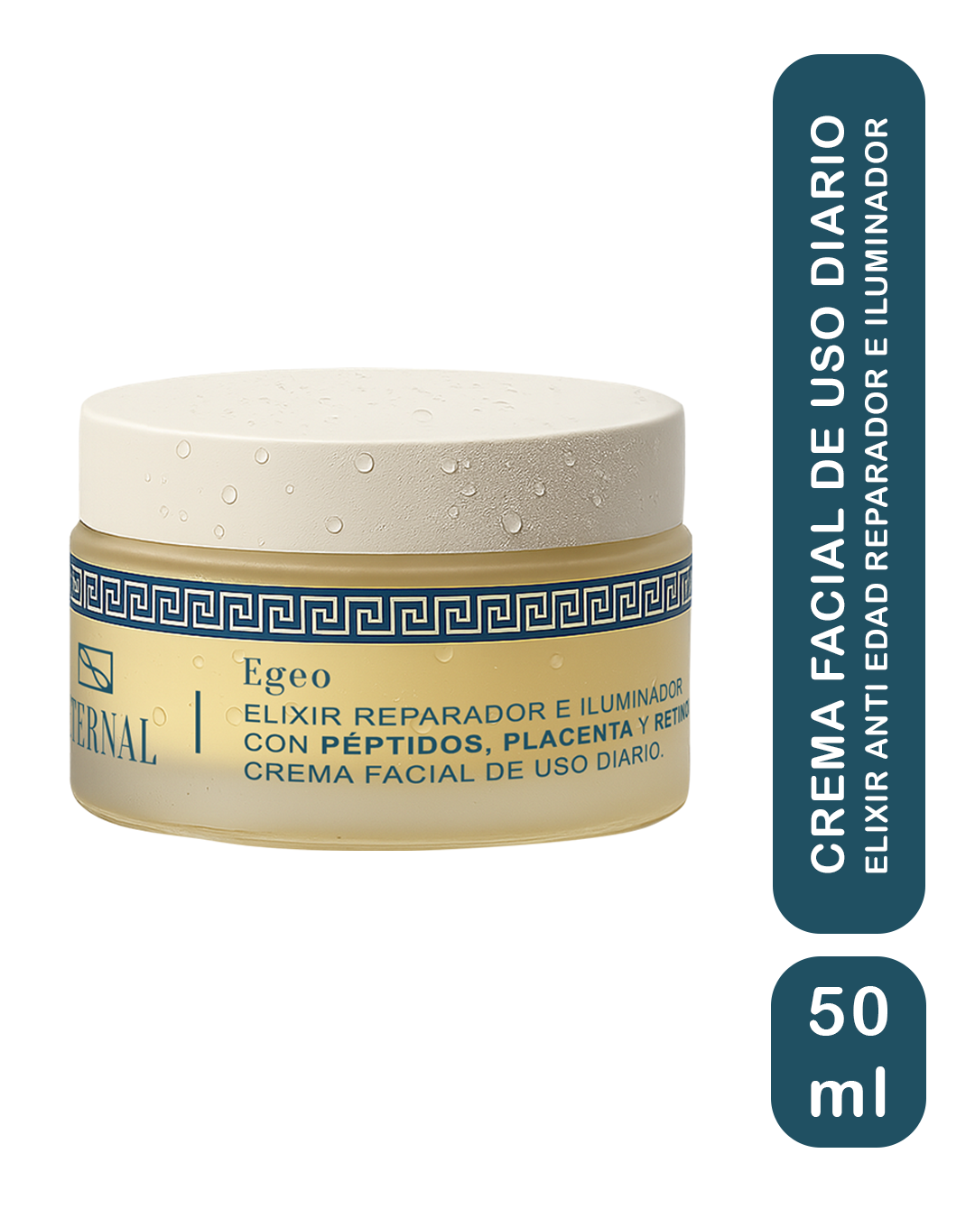 Egeo Crema Facial Anti-age Reparadora De Uso Diario Todo Tipo De Piel Dia/Noche 50 Ml x3 Unidades