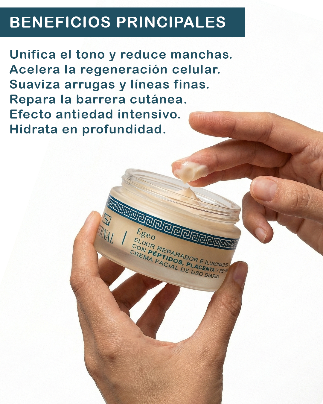 Egeo Crema Facial Anti-age Reparadora De Uso Diario Todo Tipo De Piel Dia/Noche 50 Ml