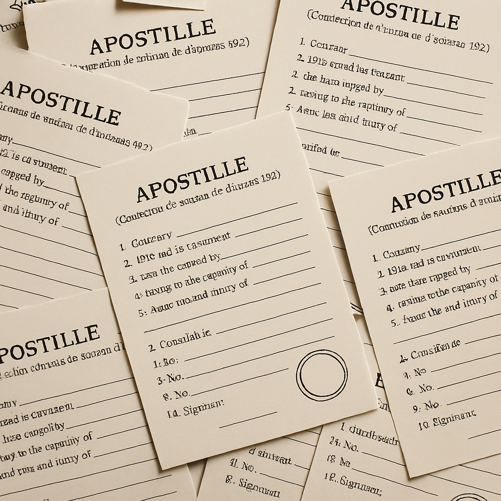 Apostille – Additional Documents (Each)