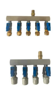 RÉGUA SEM REGULADOR CO2 E MISTURA N2+CO2