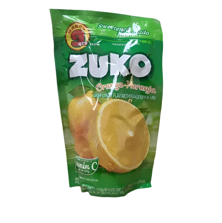 Jugo En Polvo Zuko De Naranja / 14.1 Oz