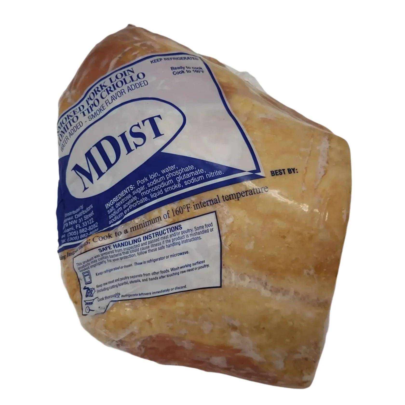 Lomo Ahumado Sin Hueso Mdist - ($7.59 X Lb)