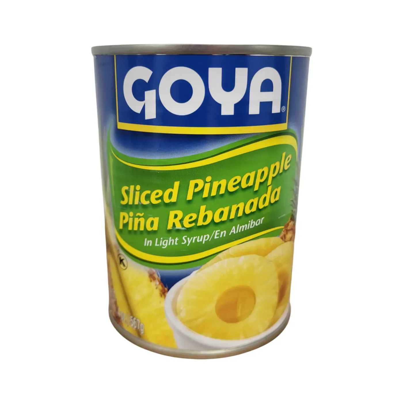 Pinas En Rodajas En Almibar Goya / 20 Oz