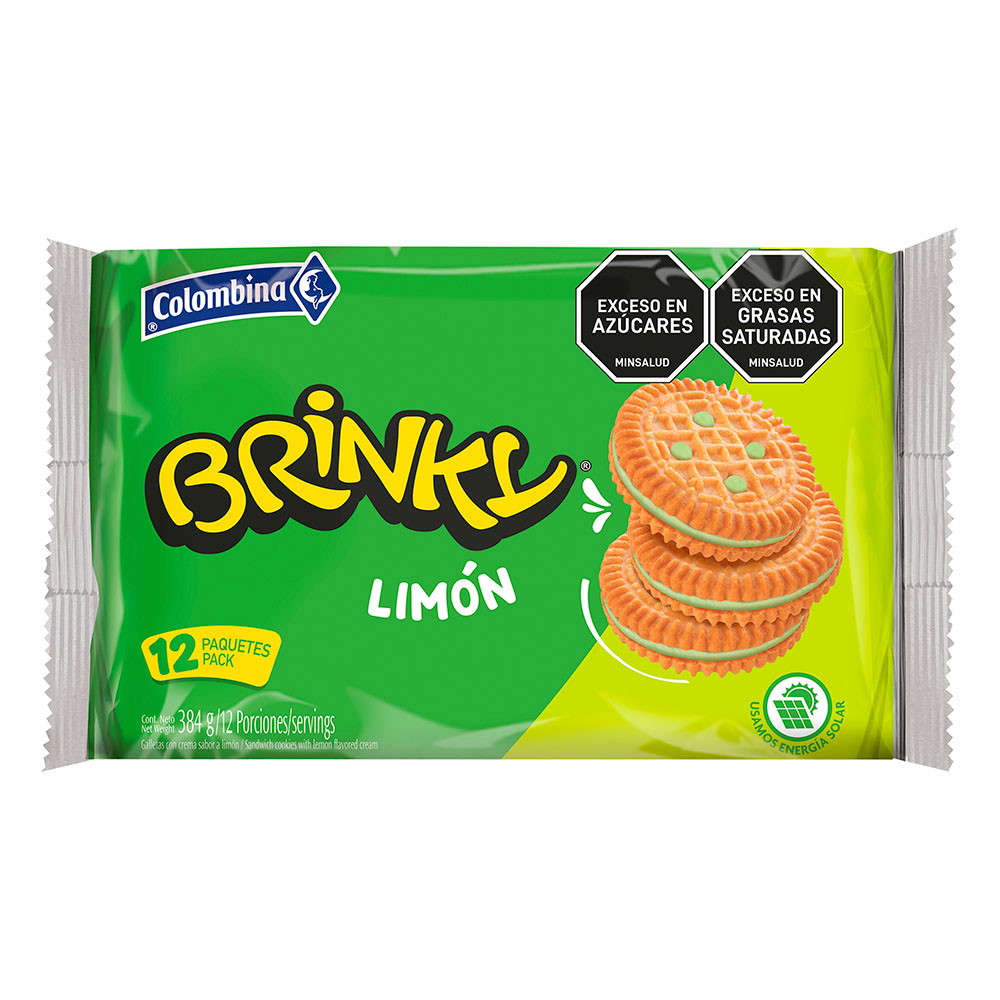 Brinky Galletas Rellenas De Limon / 13.97 Oz