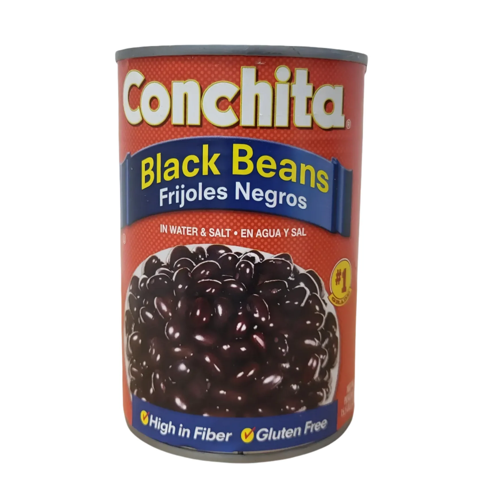 Frijoles Negros En Lata Con Sal Conchita / 15.5 Oz