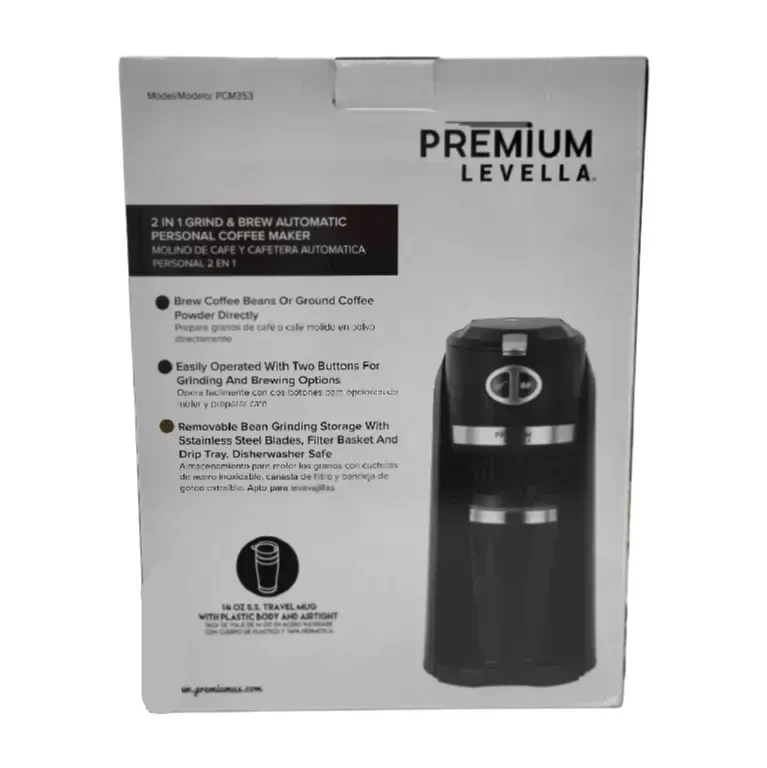 Cafetera De 2 Tasas Electrica Levella - Pcm122