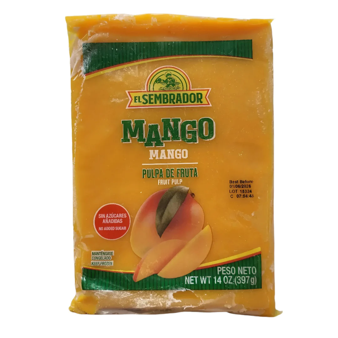 Pulpa De Mango Congelada El Sembrador / 14 Oz