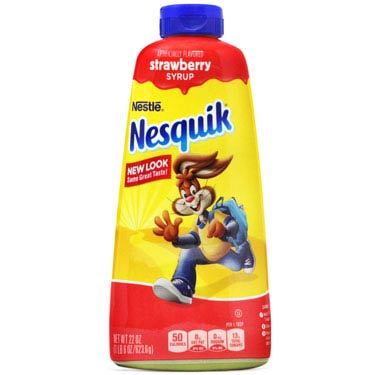 Sirope Nesquik Fresa / 22 Oz