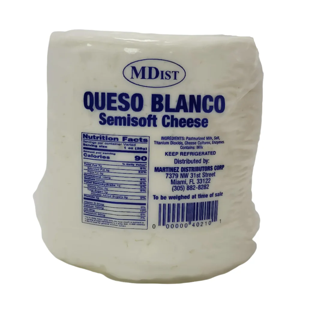 Queso Blanco Mdist (Pieza 2 Lb )