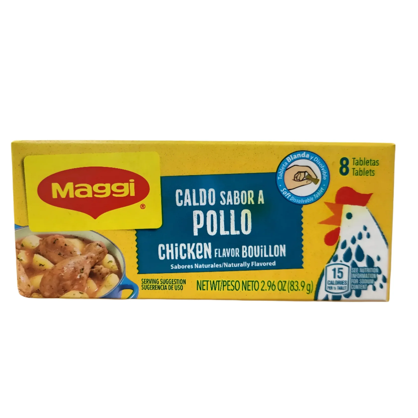 CUBITOS DE POLLO CALDO MAGGI / 2.96 Oz