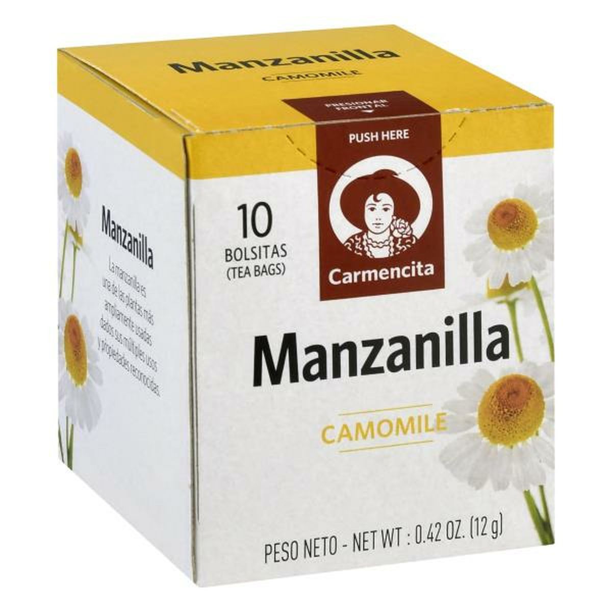 Carmencita Manzanilla Tea - 10 Ct