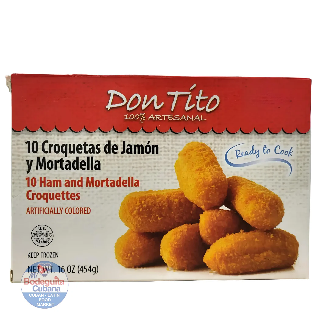 CROQUETAS DE JAMÓN Y MORTADELLA DON TITO / 10 CT