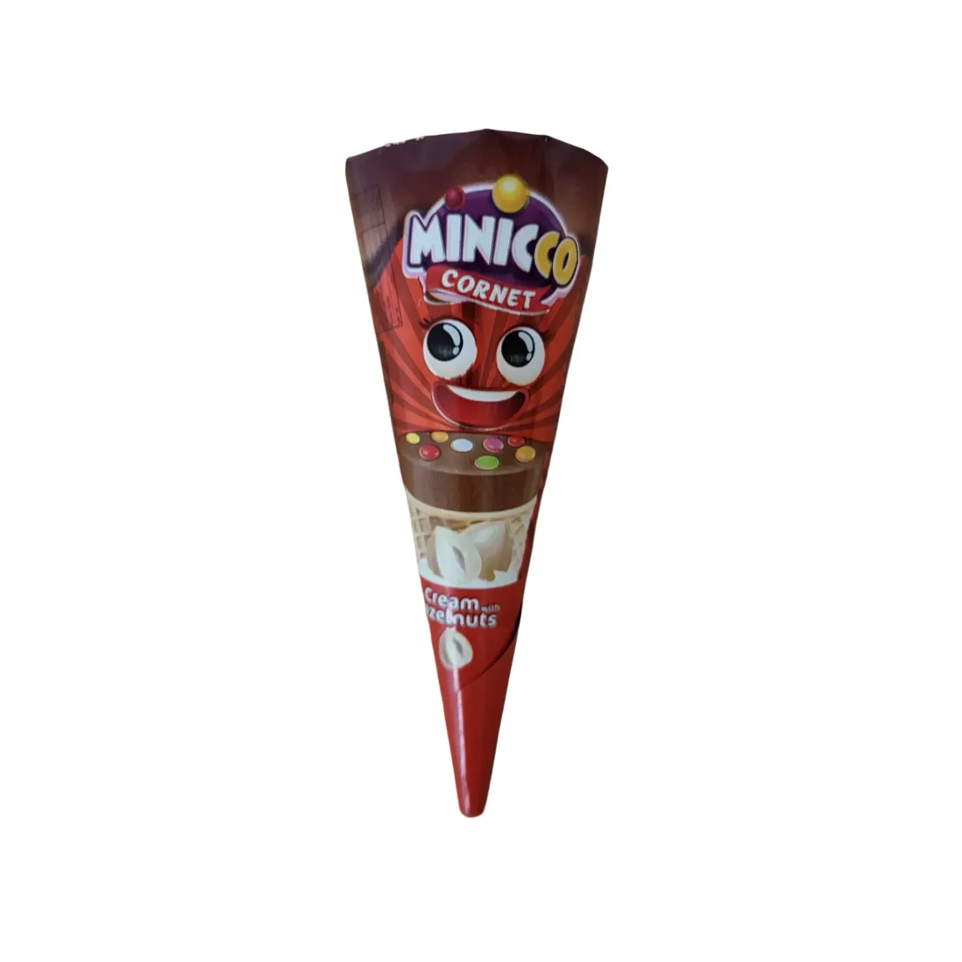 Barquillas Rellenas de Chocolate y Almendras Minicco