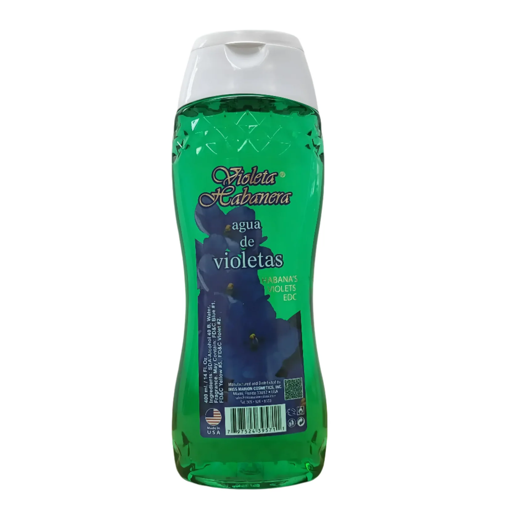 Agua De Colonia Violeta Habanera Verde / 14 Oz