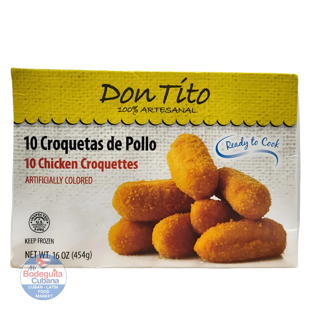 Croquetas De Pollo Don Tito / 10 Ct
