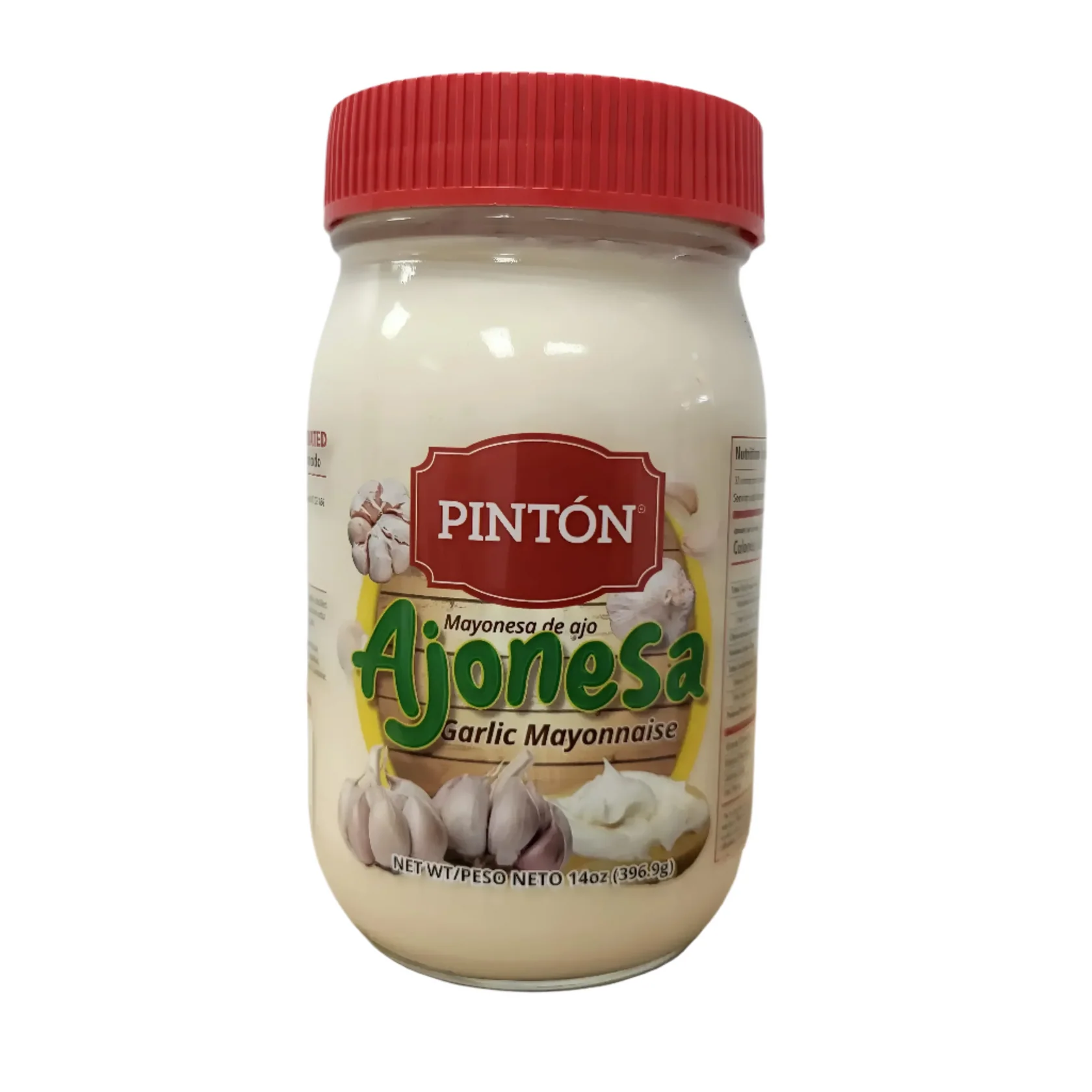 Mayonesa Con Ajo Pinton / 14 Oz