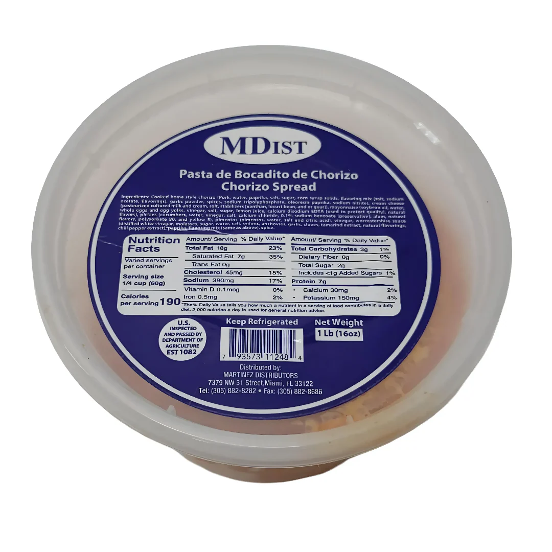 Pasta De Bocadito Chorizo Golden Hog / 1Lb