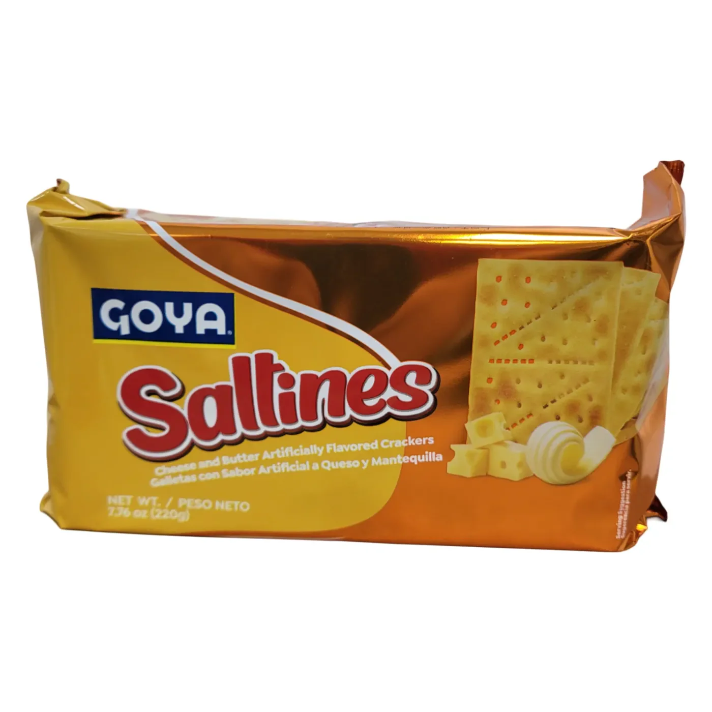 Galletas De Soda Sabor Queso Y Matequilla Goya / 7.76 Oz