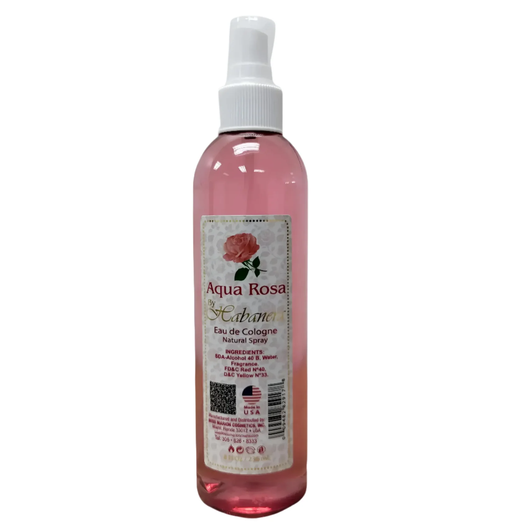 Colonia Agua De Rosa / 8 Oz