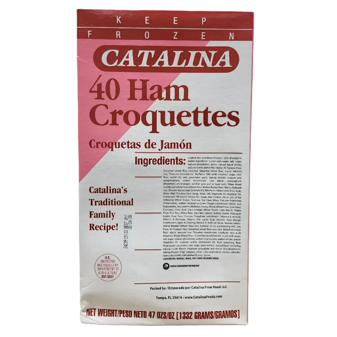 CROQUETAS DE JAMÓN CATALINA 40 CT