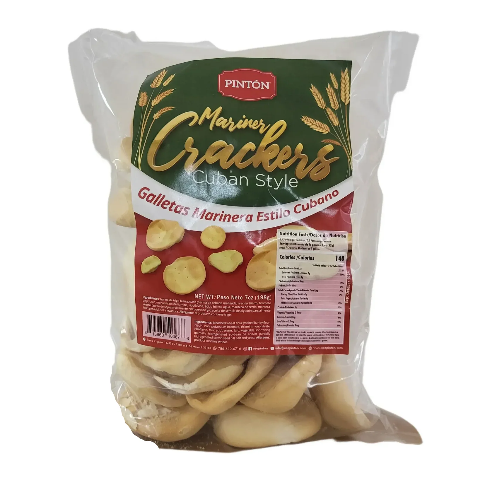 Galletas Cubanas Pinton / 7 Oz
