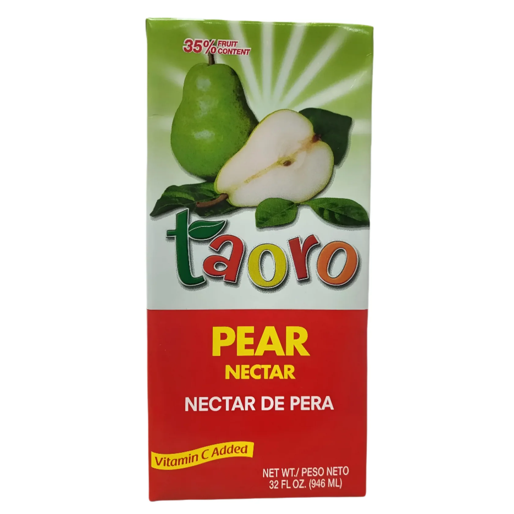 JUGO (35%) NÉCTAR DE PERA TAORO / 32 OZ