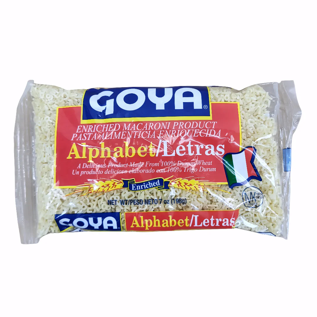 Pasta de Letras/alphabets Goya / 7 Oz