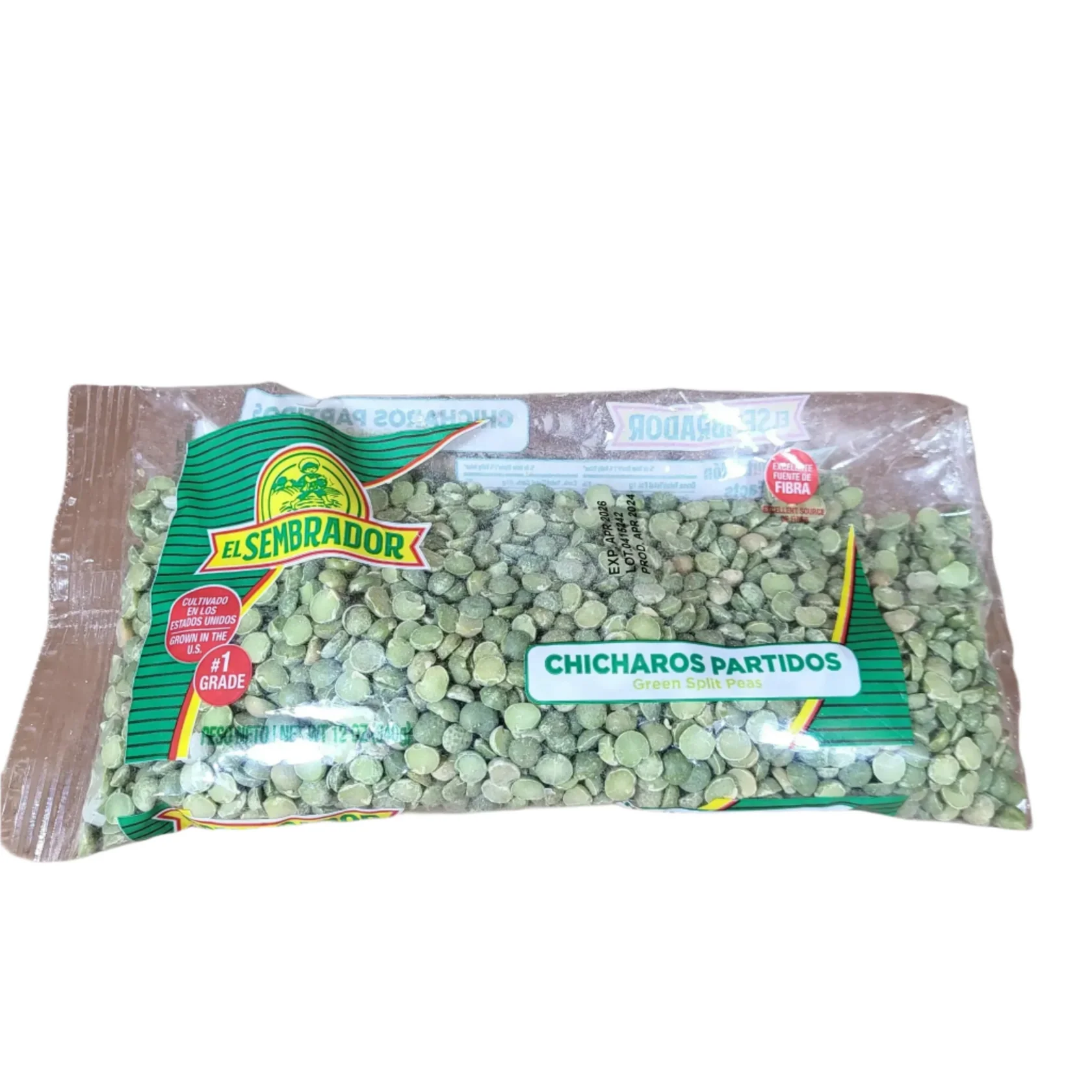 Chicharos Partidos El Sembrador / 12 Oz