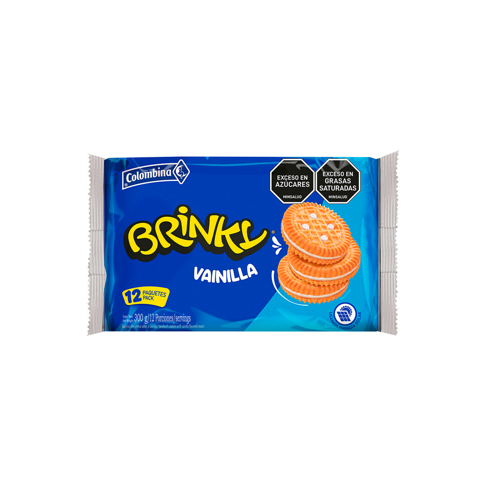 Brinky Galletas Rellenas De Vainilla / 13.97 Oz