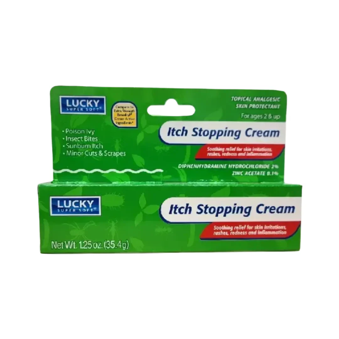 Crema Para Detener La Picazon - Lucky / 1.25 Oz