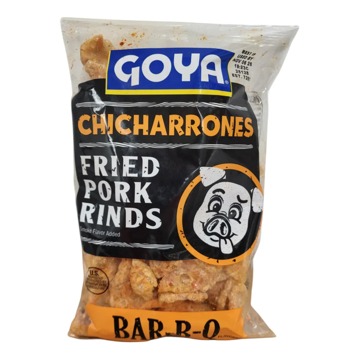 Chicharrones De Puerco Barbecue Goya / 3 Oz