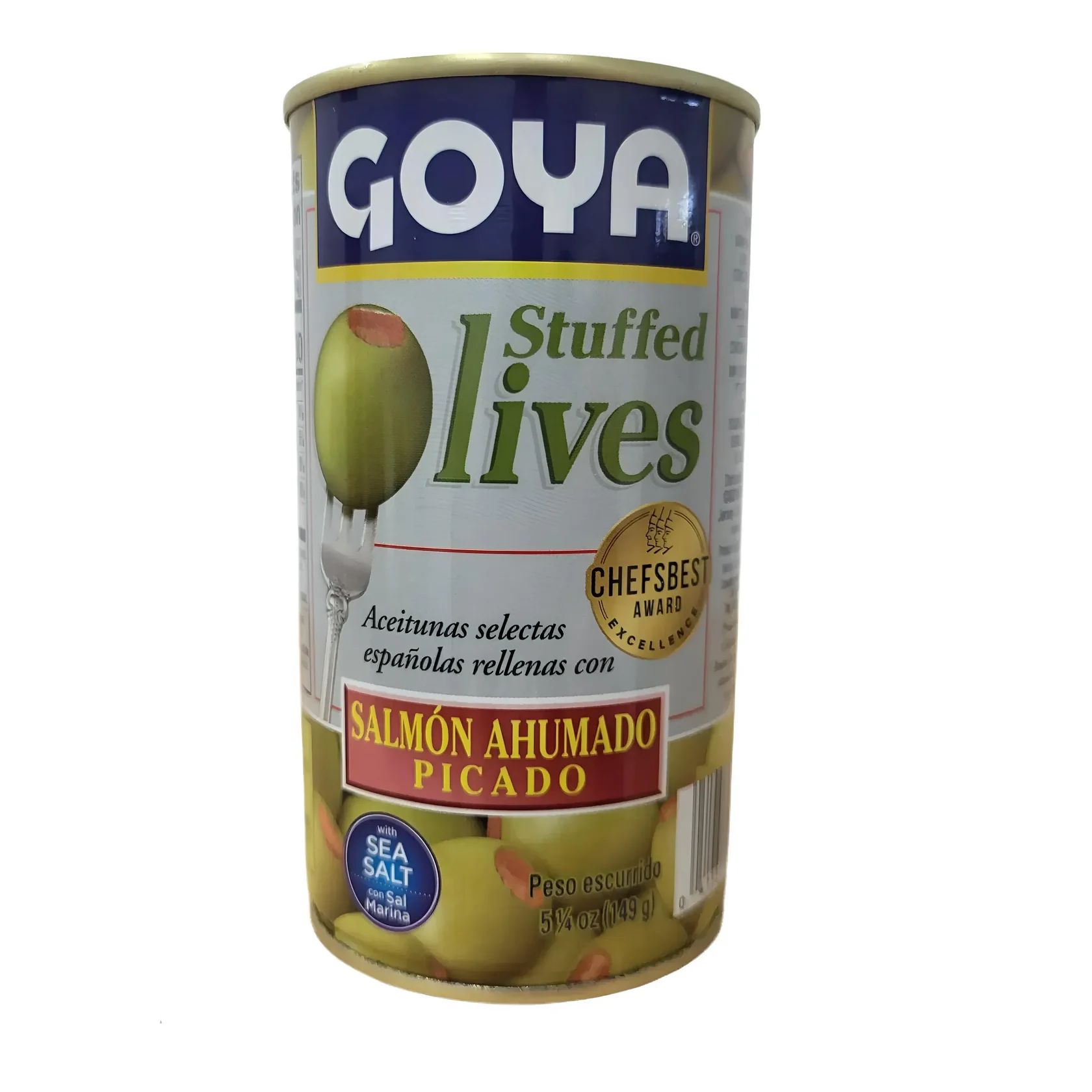 Aceitunas Rellenas Con Salmon 5.25 Oz