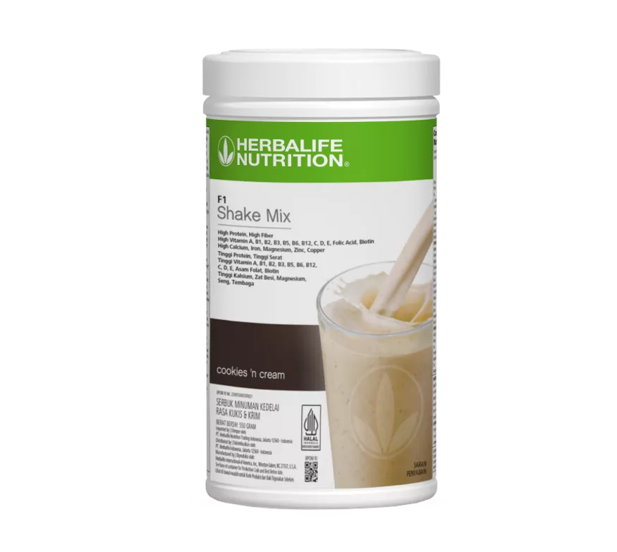 Herbalife F1 Shake Mix Cookies & Cream