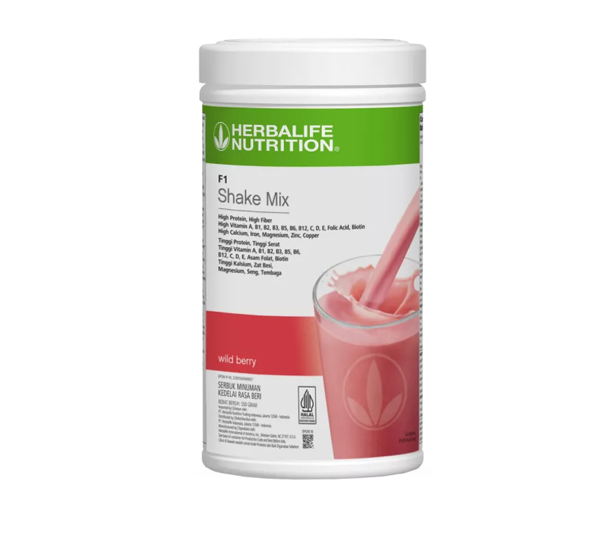 Herbalife F1 Shake Mix WIldberry