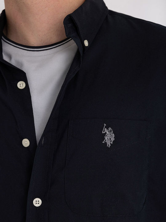 U.S. Polo Assn. Camisas de vestir de manga larga con botones Negra