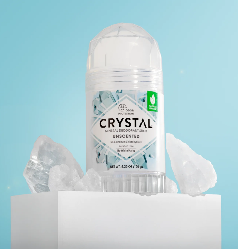 Desodorante sin aroma CRYSTAL BODY (4.25 onzas líquidas)