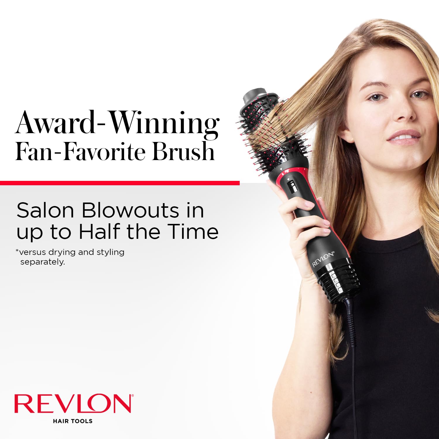 REVLON One-Step Plus 2.0 - Secadora, voluminizador de cabello y cepillo 