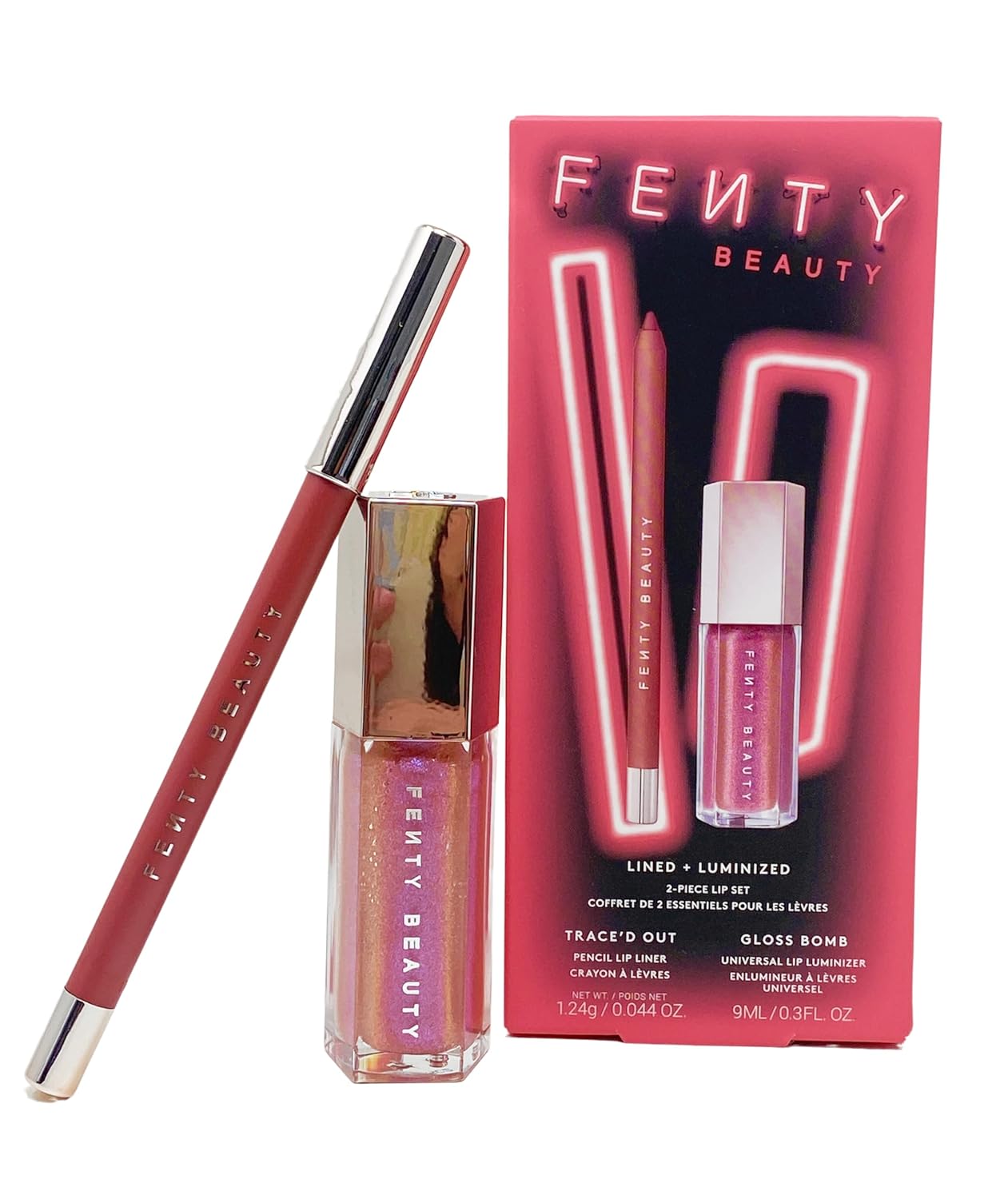 FENTY BEAUTY Juego de labios forrado + Luminizado de 2 piezas