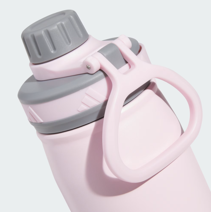 Adidas Botella de agua de acero inoxidable de 20 onzas, con aislamiento de doble pared