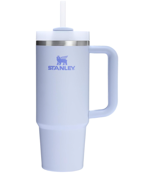Stanley Quencher H2.0 - Vaso de acero inoxidable con asa, pajilla y tapa FlowState 30 Oz