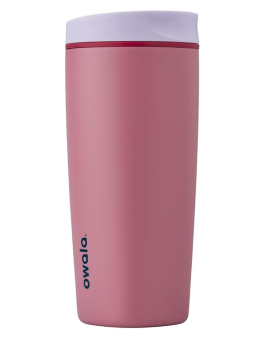 Owala SmoothSip Slider - Vaso de café de acero inoxidable con aislamiento 20 Oz