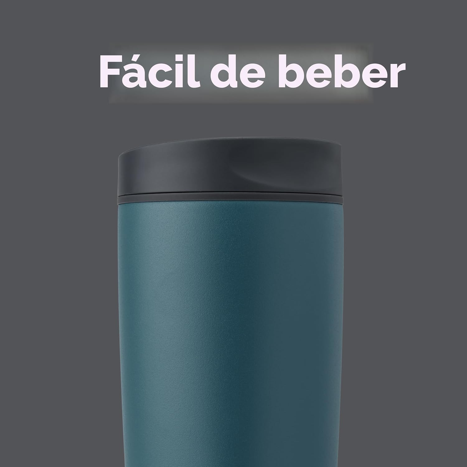 Owala SmoothSip Slider - Vaso de café de acero inoxidable con aislamiento 20 Oz