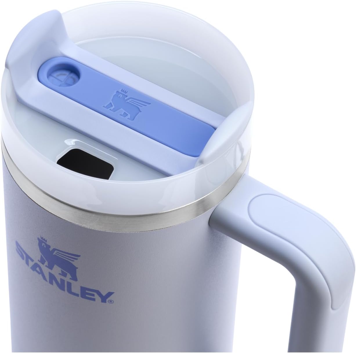 Stanley Quencher H2.0 - Vaso de acero inoxidable con asa, pajilla y tapa FlowState 30 Oz